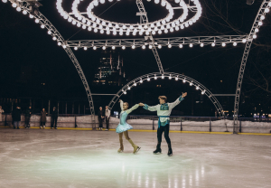 Каток в саду 